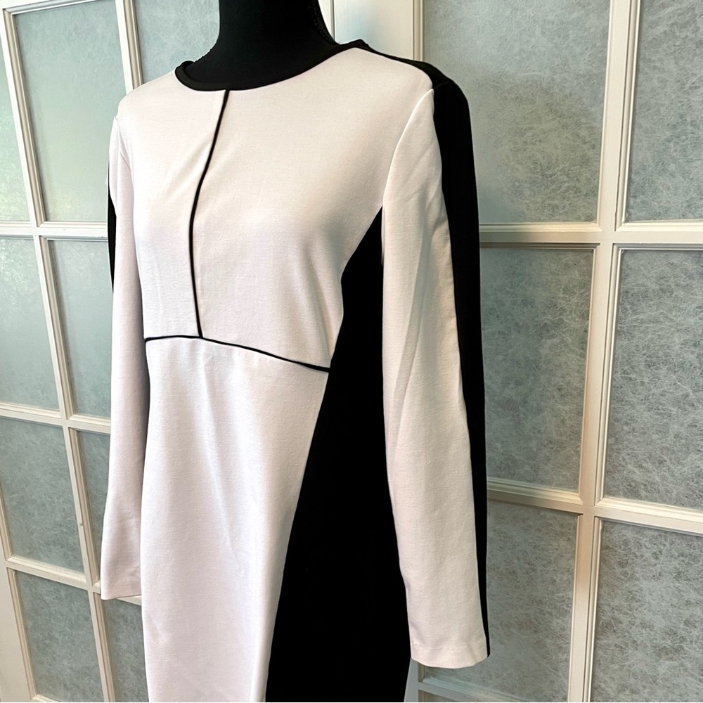 Narciso Rodriguez for Design Nation Size Large Color Block Pencil Dress Midi - Picture 4 of 12
